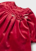 Load image into Gallery viewer, Mayoral Baby Girls Velvet Dress - Cherry
