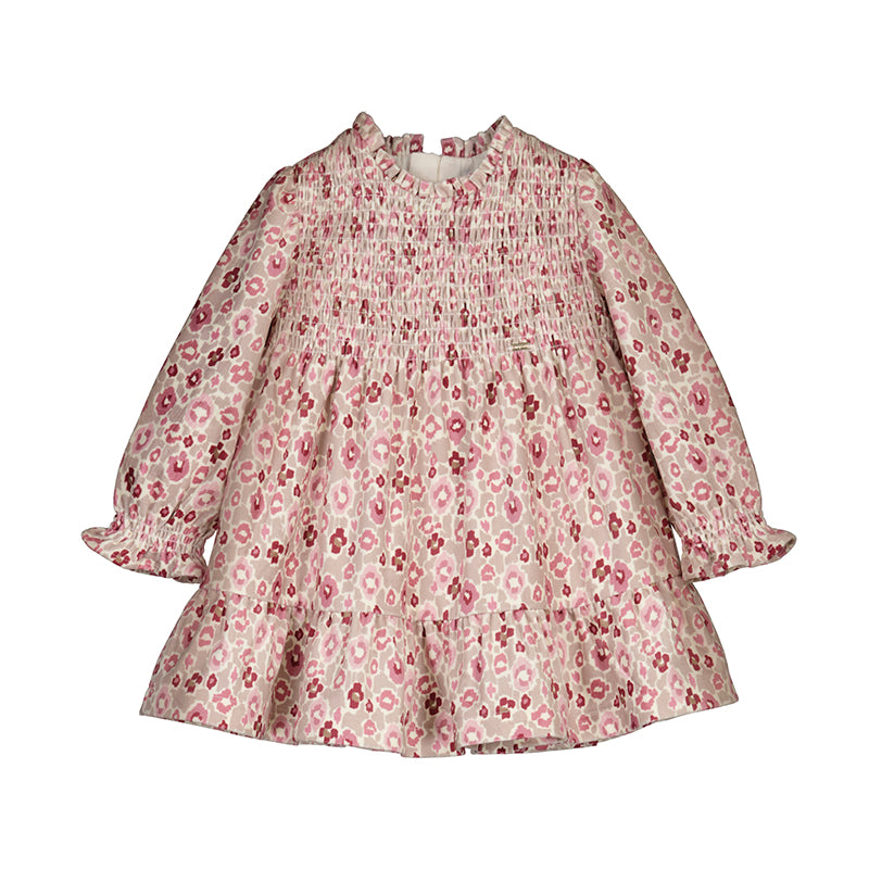Mayoral Baby/Toddler Printed Velvet Dress - Crystal