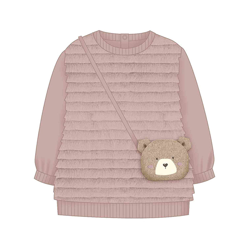 Mayoral Baby Girls Dress w/Bear Purse - Crystal