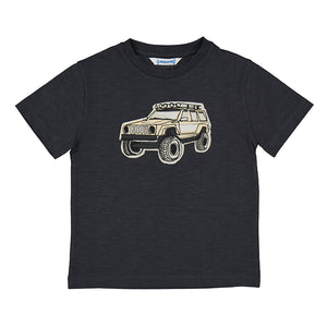 Mayoral Boys Short Sleeved Jeep T-Shirt - Asphalt
