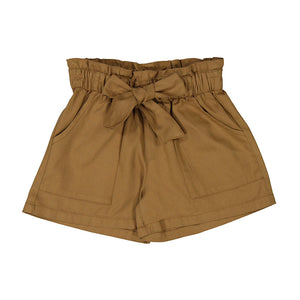Mayoral Girls Shorts - Ice Toffee Brown