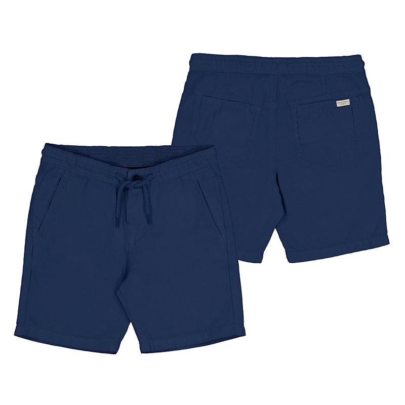 Mayoral Boys Linen Shorts - Indigo