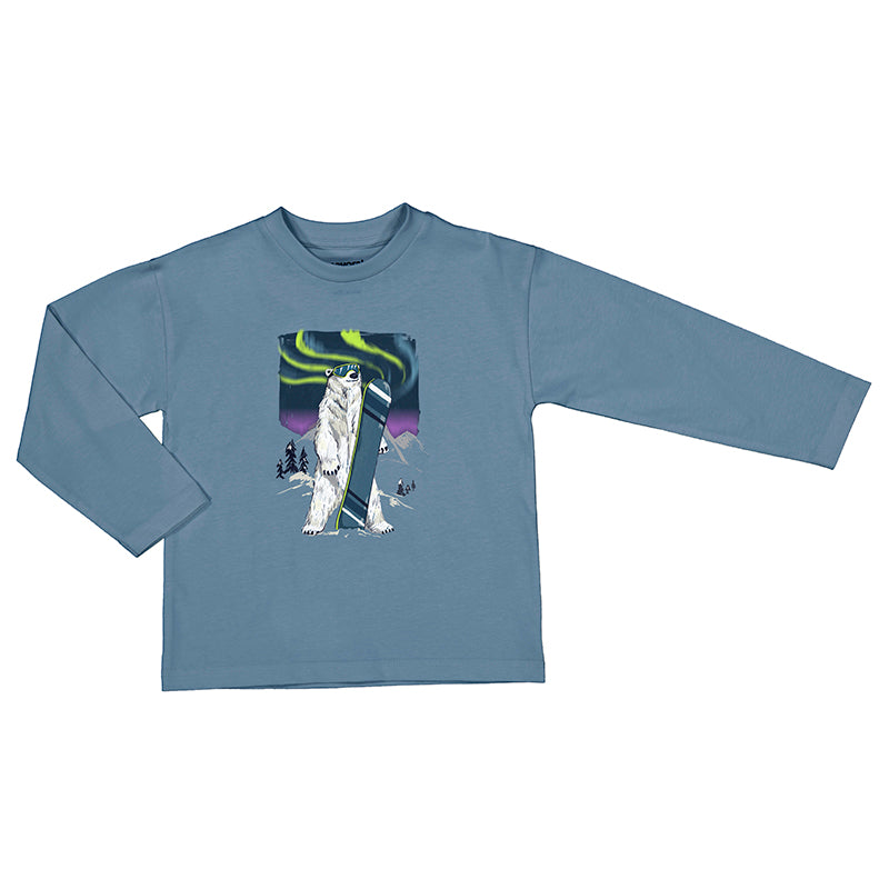 Mayoral Boys Polar Bear Graphic T-Shirt - Blue