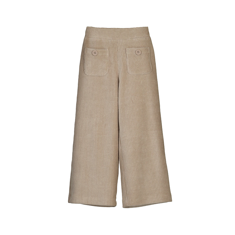 Mayoral Girls Wide Leg Soft Pants - Mole
