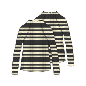 Mayoral Youth Girls Rib Mock Neck Sweater