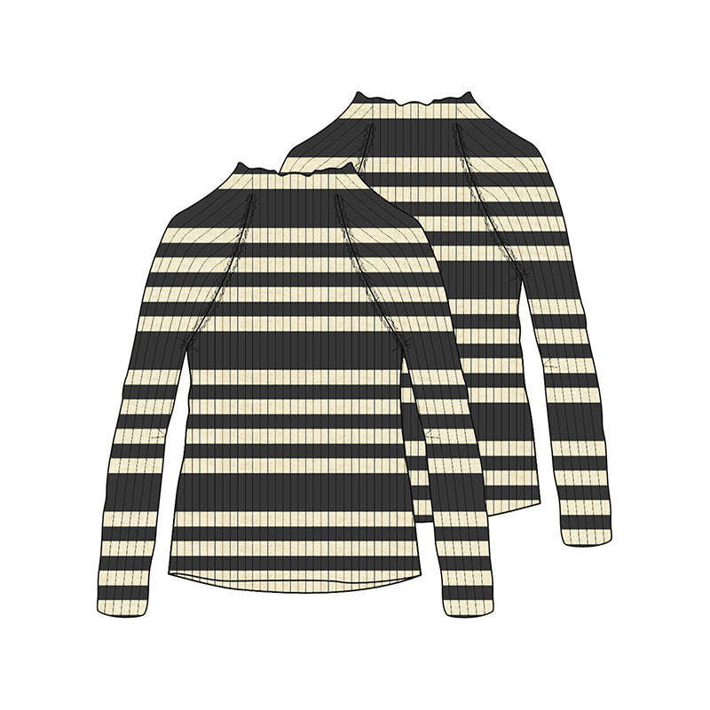 Mayoral Youth Girls Rib Mock Neck Sweater