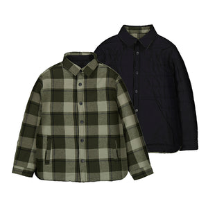 Mayoral Youth Boys Reversible Button Down Jacket