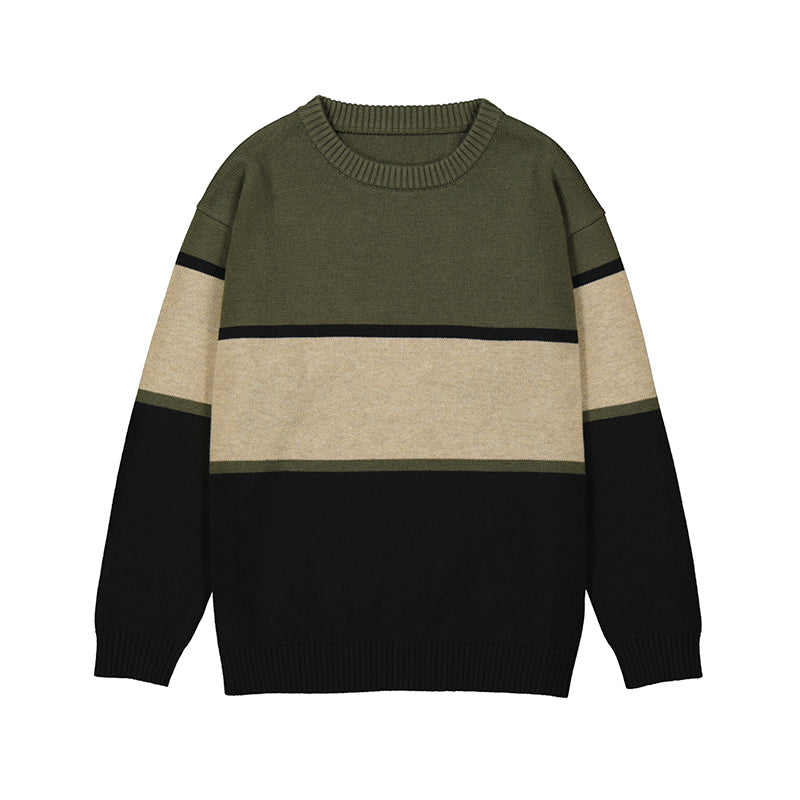 Mayoral Youth Boys Block Sweater - Olive
