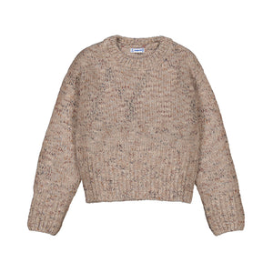 Mayoral Youth Girls Sweater - Brown