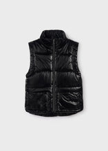 Load image into Gallery viewer, Mayoral Youth Girls Metallic Padded Vest - Black
