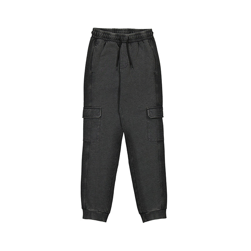 Mayoral Youth Boys Cargo Sweat Pants - Black