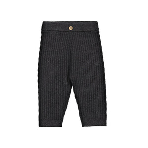 Mayoral Baby Girls Knit Leggings - Charcoal