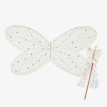 Load image into Gallery viewer, Souris Mini Girls Wings and Fairy Wand Set
