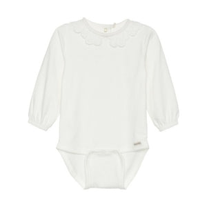 Minymo Baby Girls Long Sleeve Bodysuit - Snow White