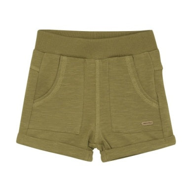 Minymo Baby Boys Sweat Shorts - Olive
