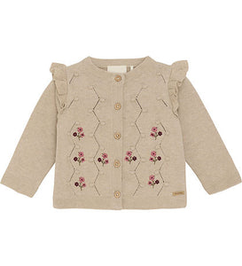 Beige cardigan baby store