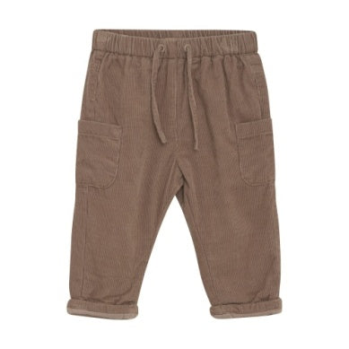 Minymo Baby Boys Lined Corduroy Pants - Caribou