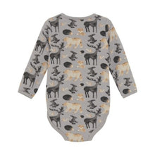 Load image into Gallery viewer, Minymo Baby Boys Long Sleeve Bodysuit - Animal Print

