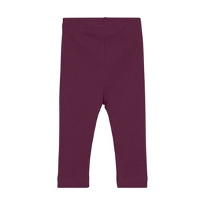 Minymo Baby Girls Ribbed Leggings