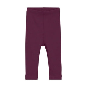 Minymo Baby Girls Ribbed Leggings