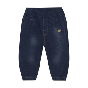 Minymo Baby Boys Denim Sweat Pants - Parisian Night