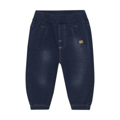 Minymo Baby Boys Denim Sweat Pants - Parisian Night