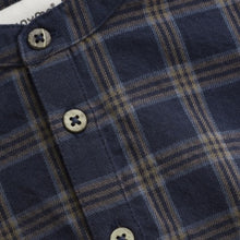 Load image into Gallery viewer, Minymo Baby Boys Long Sleeve Check Bodysuit - Parisian Night
