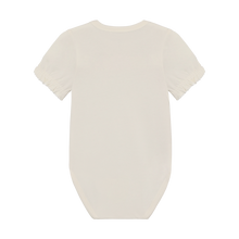 Load image into Gallery viewer, Minymo Baby Girls Frill Short Sleeve Bodysuit - Vanilla Ice
