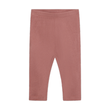 Load image into Gallery viewer, Minymo Baby Girls Ribbed Leggings - Burlwood
