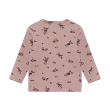 Load image into Gallery viewer, Minymo Baby Girls Long Sleeve Ribbed T-Shirt - Fawn
