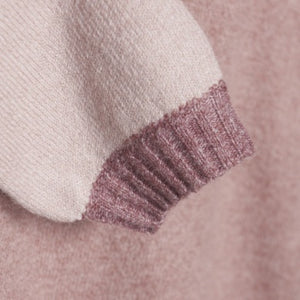 Minymo Girls Long Sleeve Knit Pullover - Ash Rose