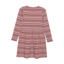 Load image into Gallery viewer, Minymo Girls Long Sleeve Ribbed Dress - Ash Rose
