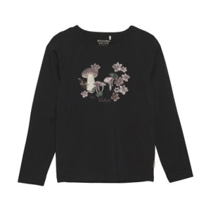 Minymo Girls Long Sleeve T-Shirt - Black