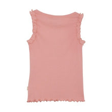Load image into Gallery viewer, Minymo Girls Ribbed Tank - Strawberry Ice
