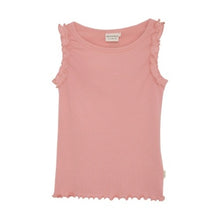 Load image into Gallery viewer, Minymo Girls Ribbed Tank - Strawberry Ice
