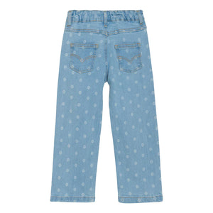 Minymo Girls Floral Denim