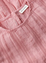 Load image into Gallery viewer, Minymo Girls Short Sleeve Ruffle Dress - Rosette
