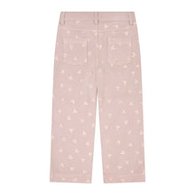 Load image into Gallery viewer, Minymo Girls Heart Embroidered Pants - Fawn
