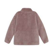 Load image into Gallery viewer, Minymo Girls Glitter Teddy Jacket - Fawn
