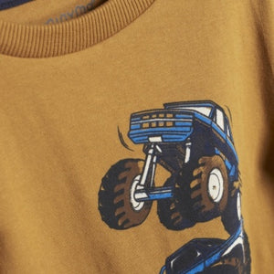 Minymo Boys Long Sleeve T-Shirt - Golden Brown