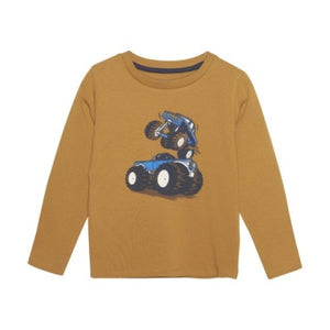 Minymo Boys Long Sleeve T-Shirt - Golden Brown