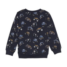 Load image into Gallery viewer, Minymo Boys Printed Long Sleeve Sweatshirt - Parisian Night

