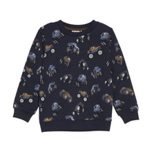 Load image into Gallery viewer, Minymo Boys Printed Long Sleeve Sweatshirt - Parisian Night
