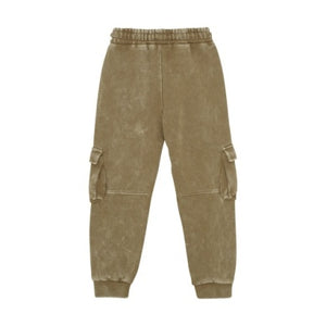 Minymo Boys Stone Washed Sweat Pants - Dijon