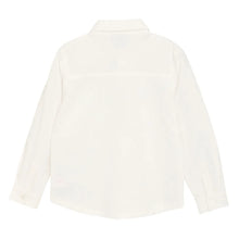 Load image into Gallery viewer, Minymo Long Sleeve Collared Dress Shirt - White
