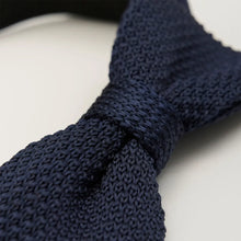 Load image into Gallery viewer, Minymo Textured Bow Tie - Dark Navy
