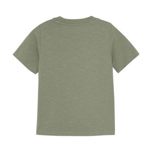 Minymo Boys Short Sleeve Dino T-Shirt - Sea Spray