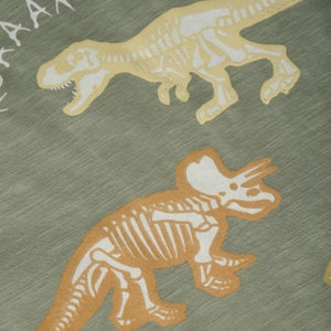 Minymo Boys Short Sleeve Dino T-Shirt - Sea Spray