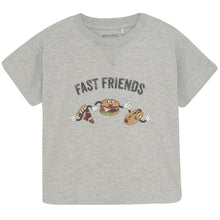 Load image into Gallery viewer, Minymo Boys Short Sleeve &quot;Fast Friends&quot; T-Shirt - Grey Melange
