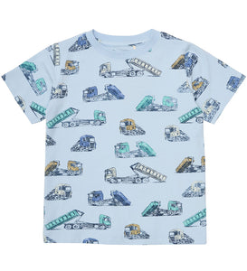 Minymo Boys Trucks T-Shirt & Short Set - Skyway